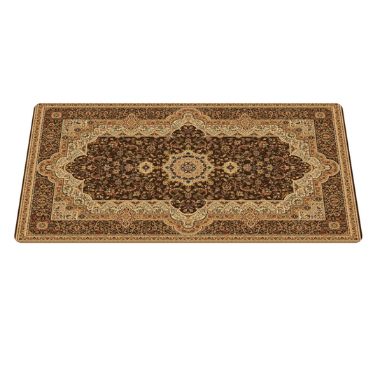 Mouse Pad Brown 400X900x5mm Persian Rug Full Desk Mat Gaming Rubber Protector