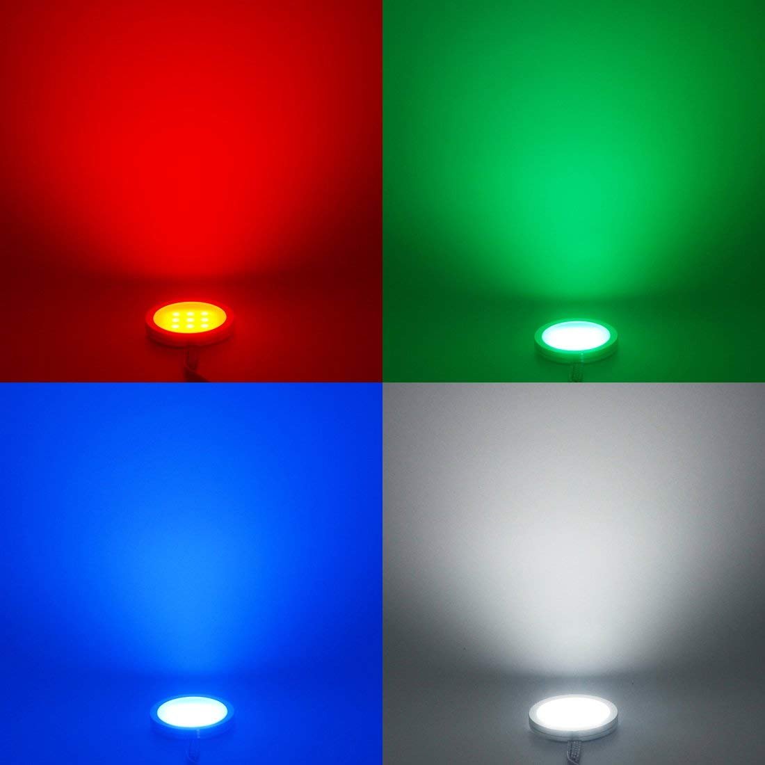 Rgb Color Changing Led Under Cabinet Lighting Kit 4 Packs