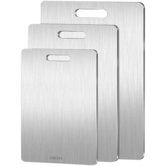 Titanium Cutting Board For Meat And Fruit Double Sided Non Slip 34X23cm Fd17 Fa