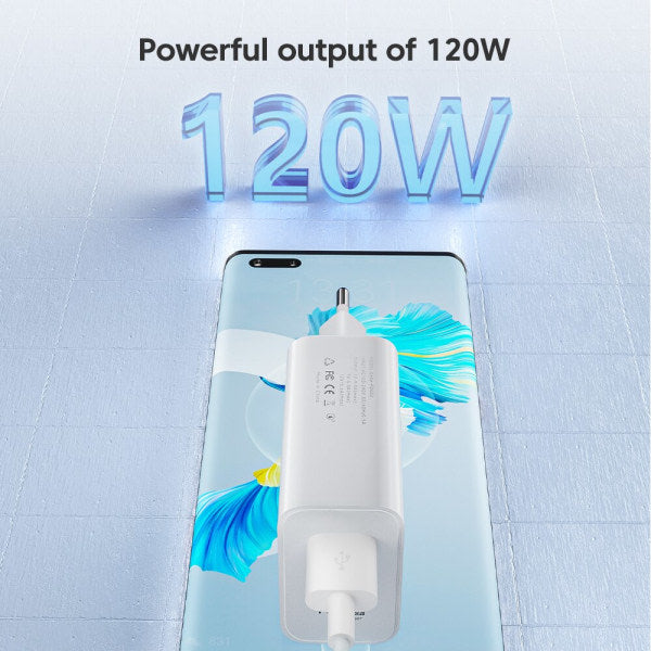 120W Usb C Fast Charger Huawei Samsung Xiaomi Compatible With Qc3.0 Type Cable 10A Eu White