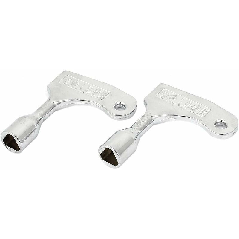 2 Pcs Triangle Keys For Elevator Emergency Quick Release 9Mm Lock