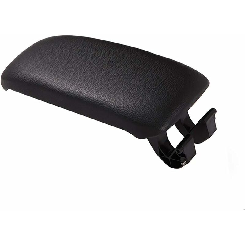 Center Armrest Lid With Base Plate For A3 8P / A5 2003 2013 Black Leather Oe: 8P0864245p