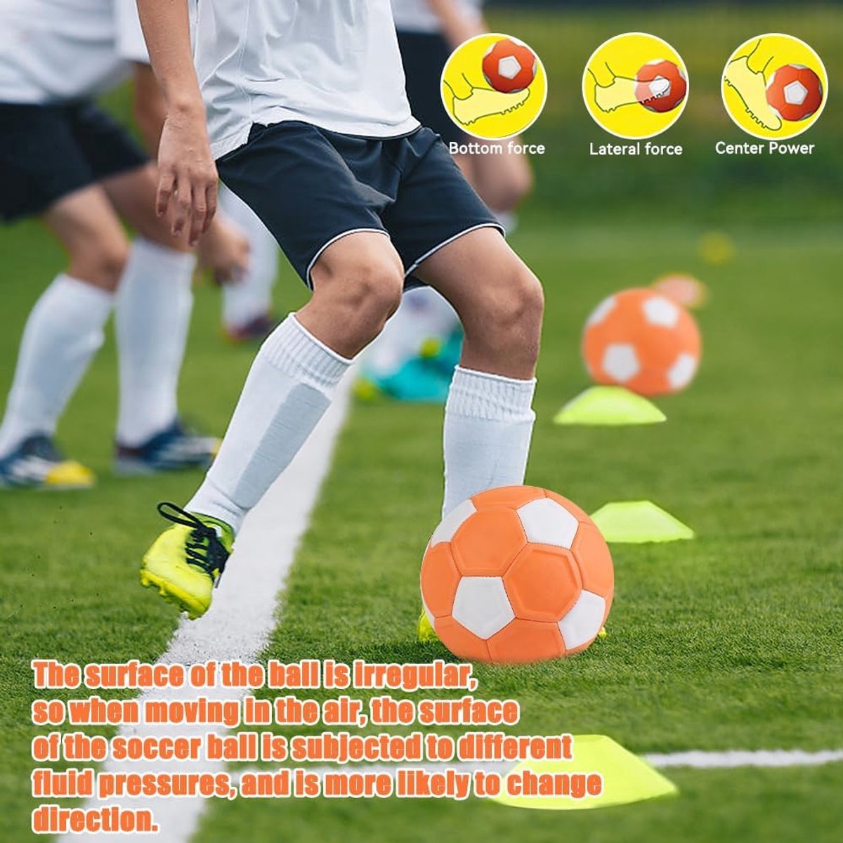 Curveball - Ball For Outdoor Games 20 Cm Fun Ideal Gift Children Soccer Training Equipment Kickerball Balls