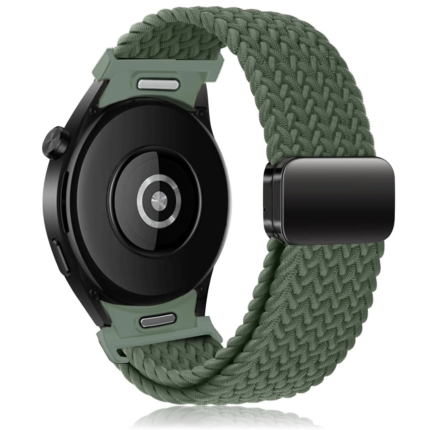 Braided Strap For Compatible With Samsung Galaxy Watch 6 5 Pro 4 Classic Magnetic Band Without Gap 40Mm 44Mm 45Mm 47Mm 4
