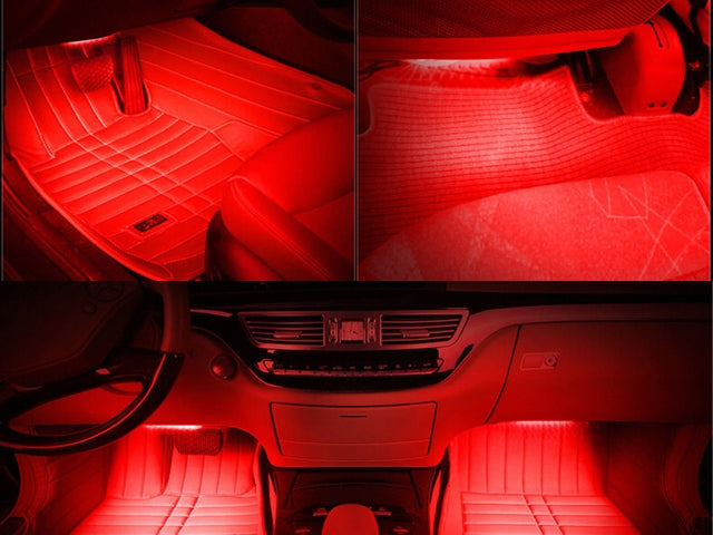T10 W5w Canbus Red 4 Pack Led Bulbs 12V / 24V