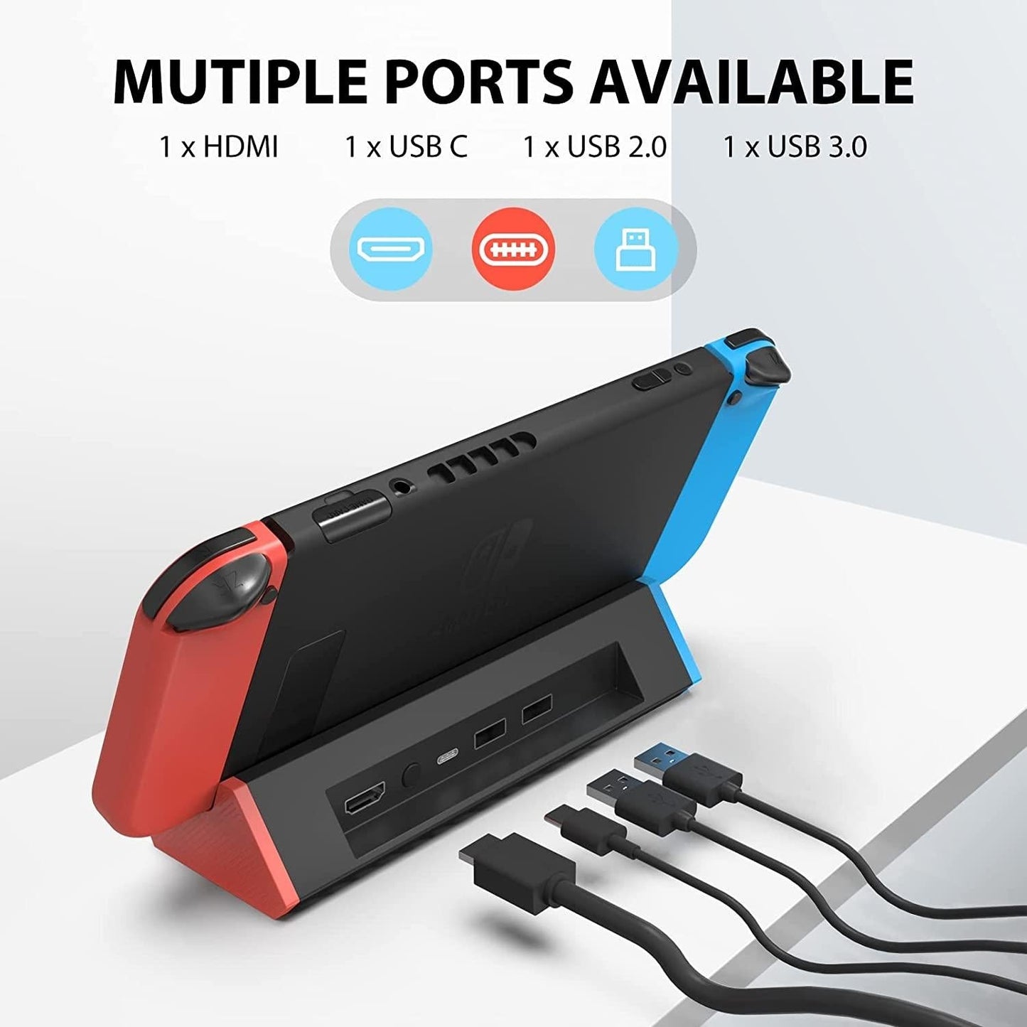 Nintendo Switch 4K Hdmi Adapter Portable Dock