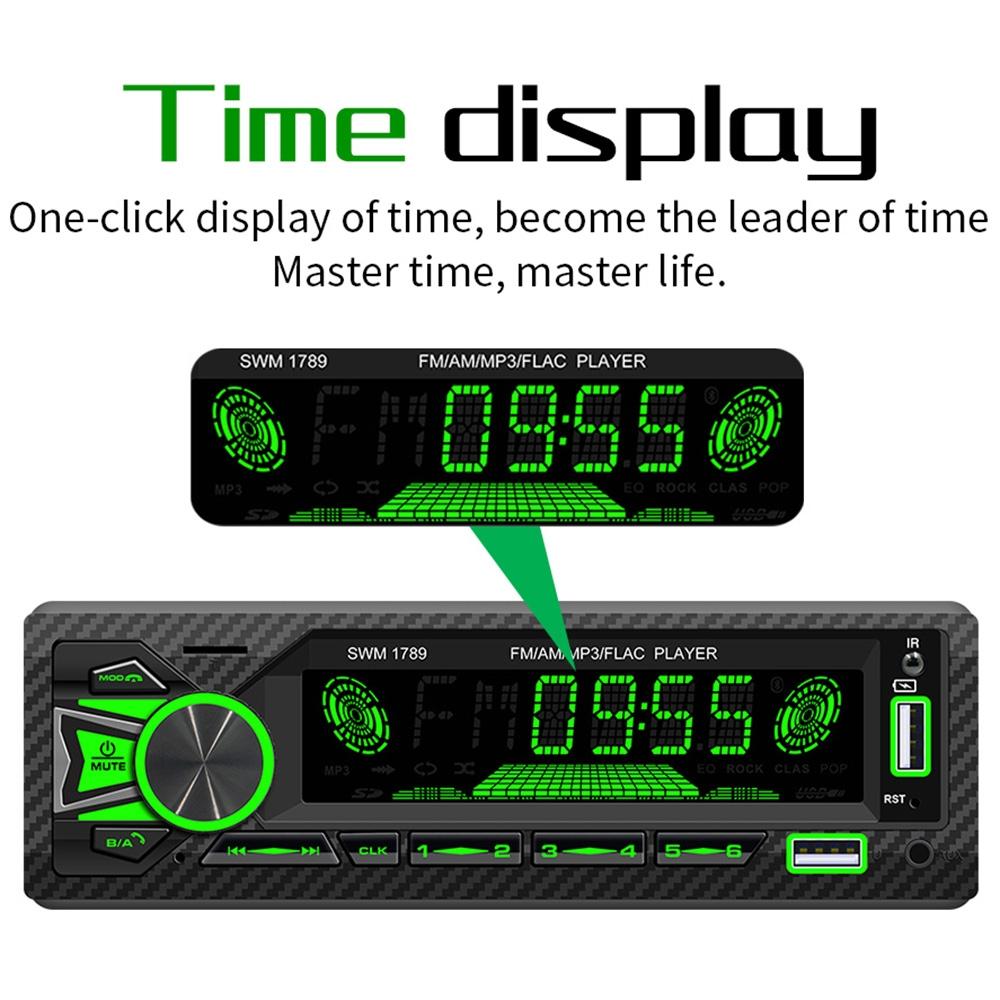 Bluetooth Car Radio Receiver With Remote Control Mp3 Player 5.1