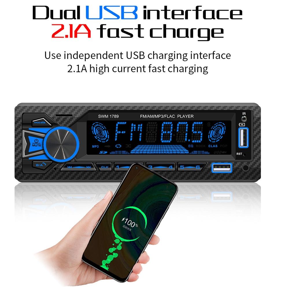 Bluetooth Car Radio Receiver With Remote Control Mp3 Player 5.1
