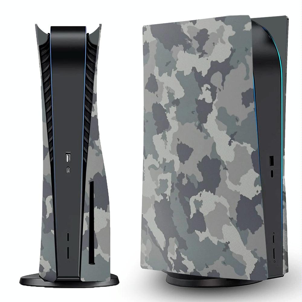 Camouflage Shell Protective Cover For Ps5 Cd Rom Console