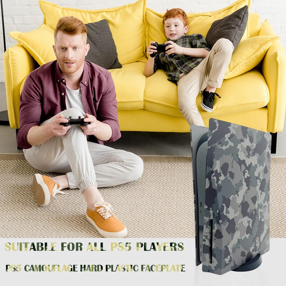 Camouflage Shell Protective Cover For Ps5 Cd Rom Console