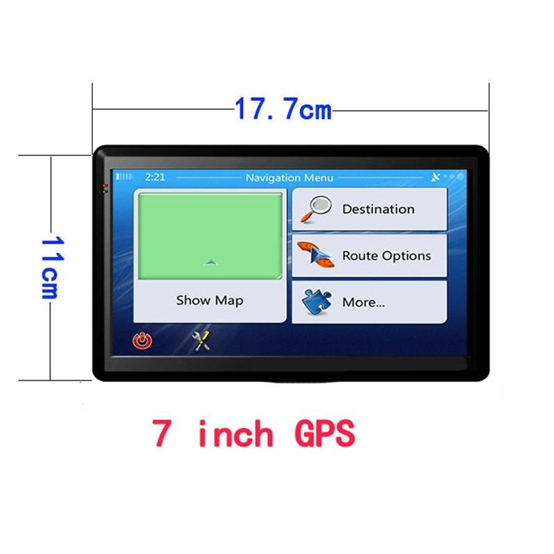 7 Inch Car Gps Navigator 8G + 128M Europe Map Fm Tf Card