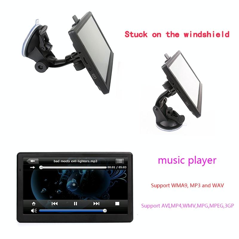 7 Inch Car Gps Navigator 8G + 128M Europe Map Fm Tf Card