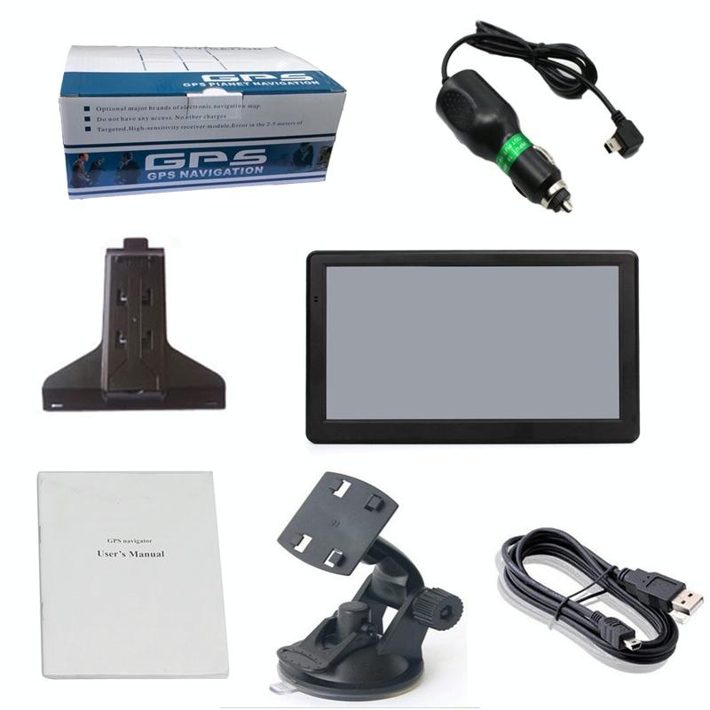 7 Inch Car Gps Navigator 8G + 128M Europe Map Fm Tf Card