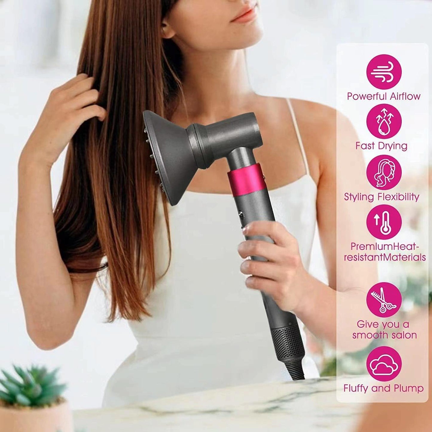 Dyson Airwrap Diffuser Nozzle - Adapter Not Included