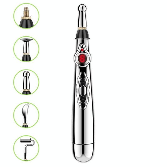 Automatic Acupuncture Pen For Pain Relief 5 Head Colour Boxes