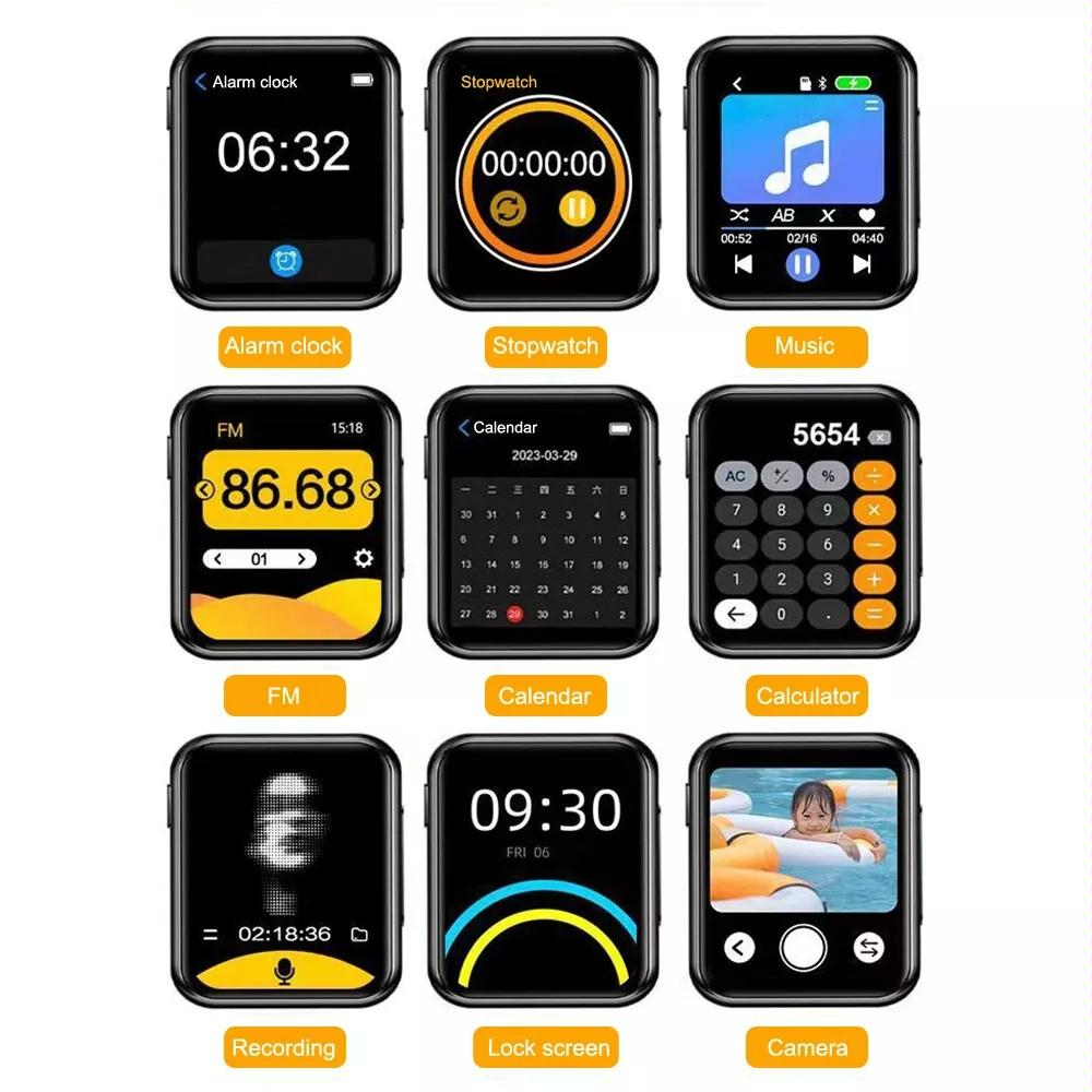 16Gb Mp3 Player With Fhd Camera & Bluetooth Excluding Memory Card
