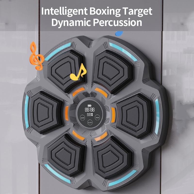 9 Speed Bluetooth Music Boxing Machine With Lights Black