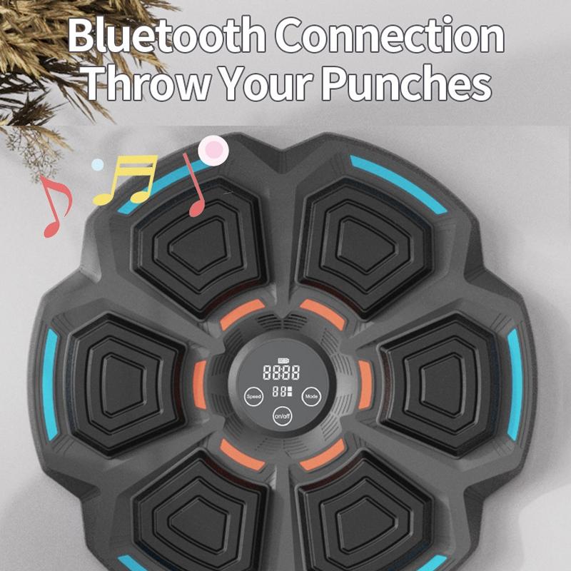 9 Speed Bluetooth Music Boxing Machine With Lights Black
