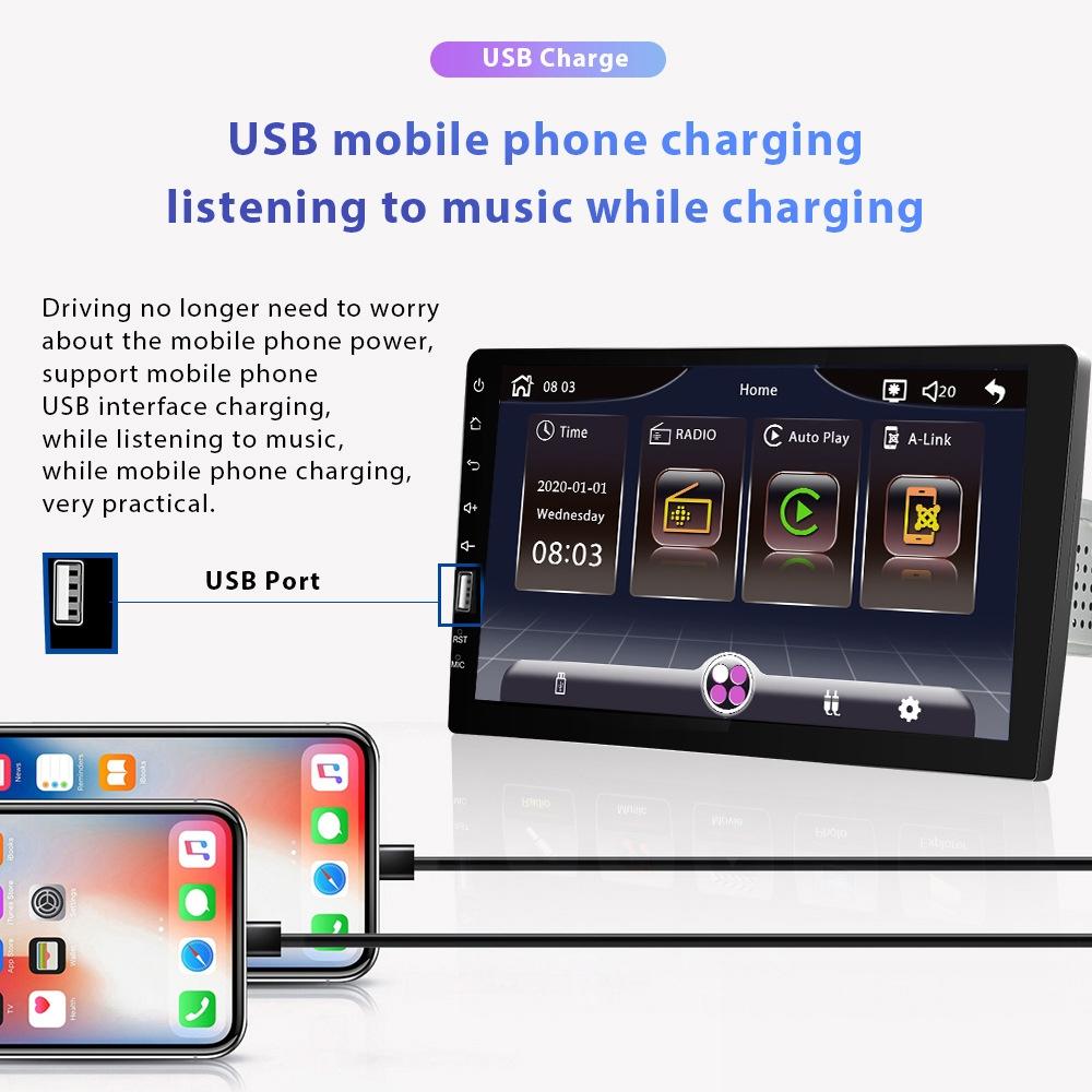 9 Inch Carplay Mp5 Player Single Spindle Standard