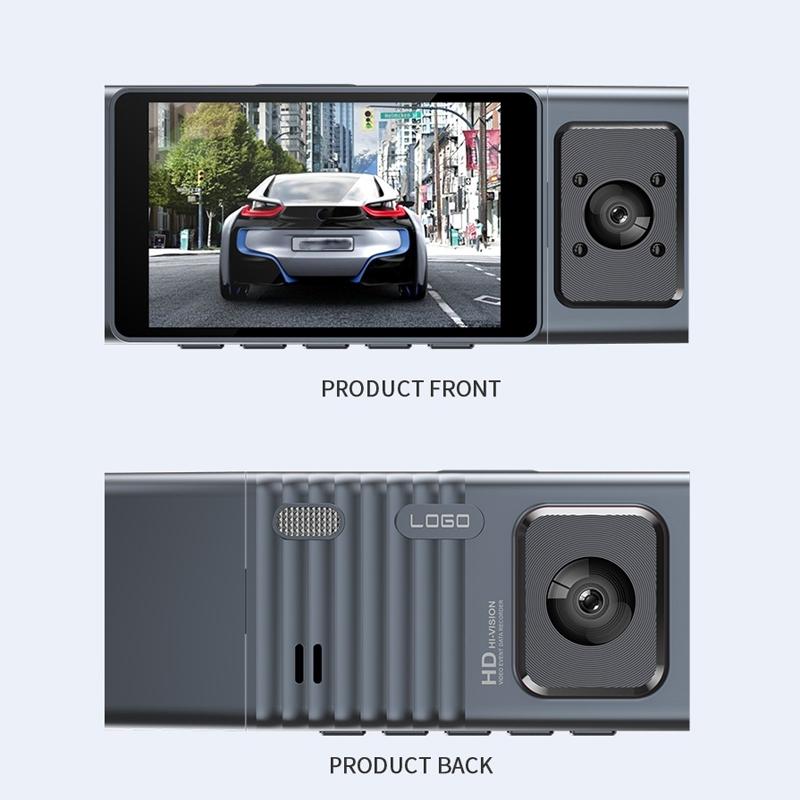 3 In 1 Car Dash Cam With Wifi 1080P Night Vision Ips Screen 32Gb