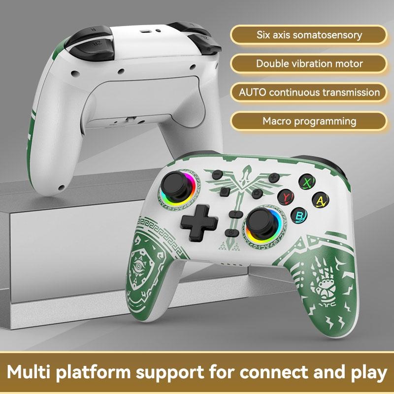 Wireless Gamepad For Nintendo Switch / Pro Tooth Design Tbd0603716901 Black Gold