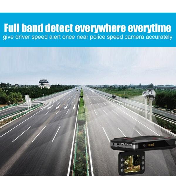 2.0 Lcd Radar Detector Dvr With Laser Locator Technology Logger Hd 720P 30Fps
