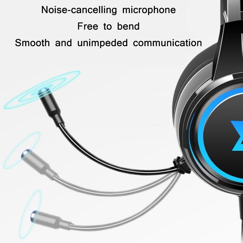 7.1 Gaming Headset With Mic X8 Upgrade Black