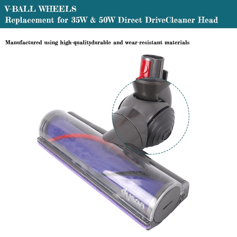 V-Ball Wheels For Dyson Vacuum Cleaner Heads
