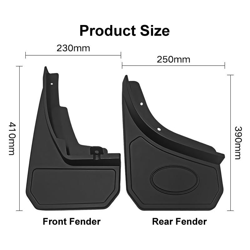For Landrover Defender 2020 2022 4Pcs / Set Car Auto Soft Plastic Splash Flaps Fender Guard