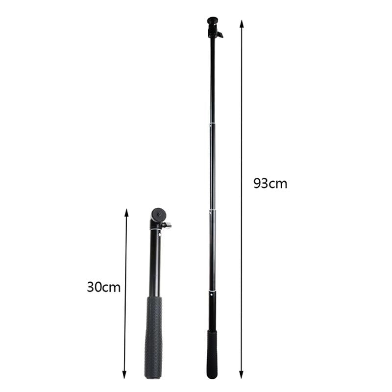 Foldable Tripod Selfie Stick For Action Cameras And Phones 93Cm