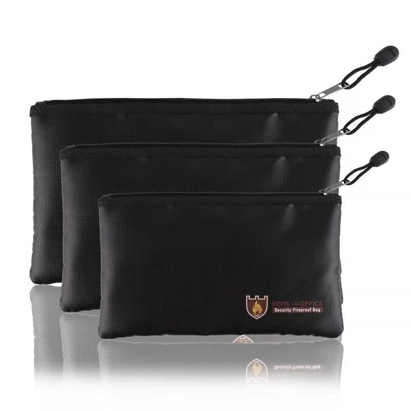 Secure Fireproof Waterproof Bag For Valuables 11.4X7.9 Inch