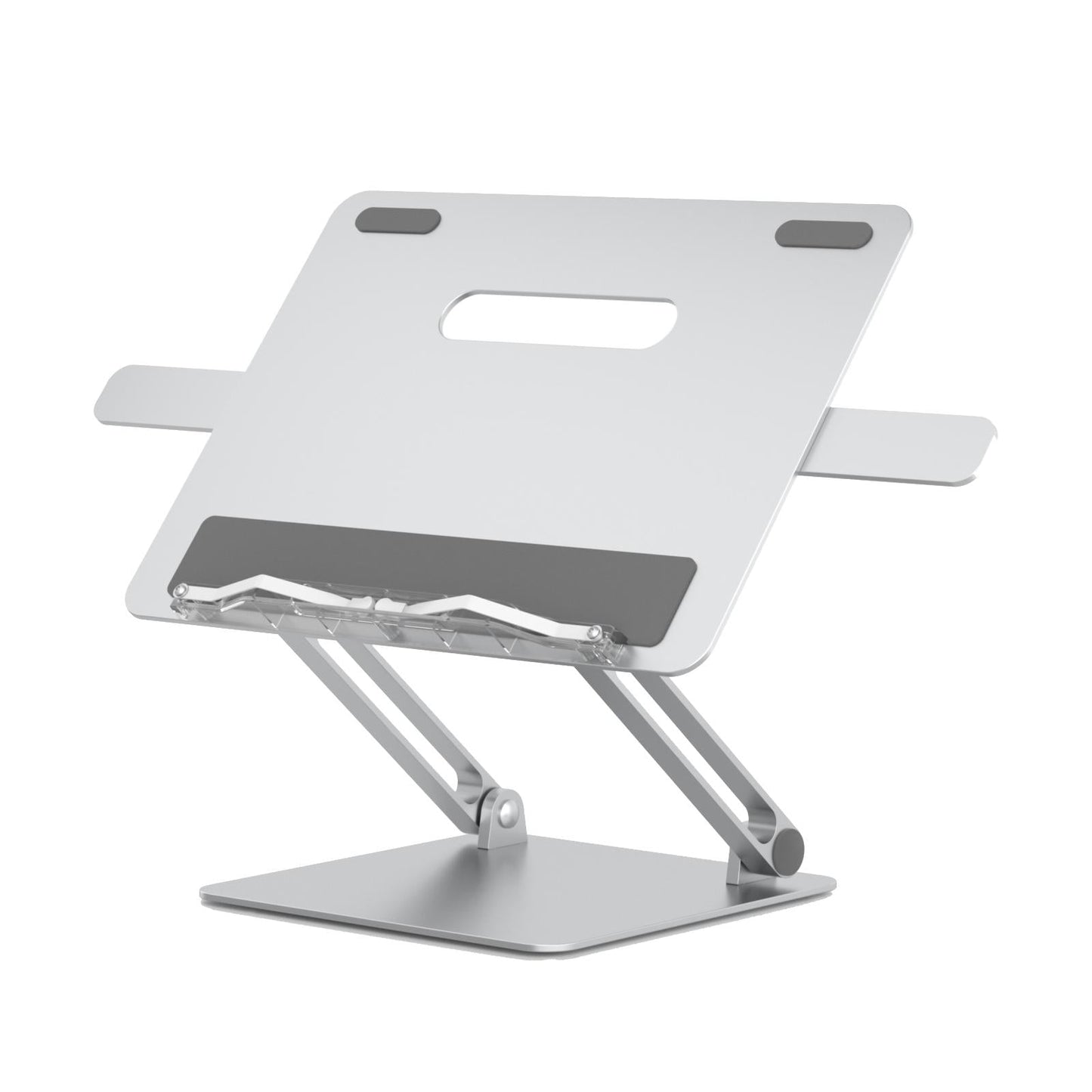 Folding Laptop Stand With Heat Dissipation - Book Clips