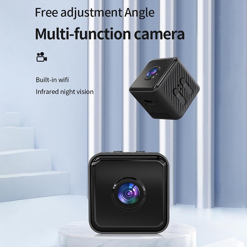 Smart Hd Mini Wifi Camera With Night Vision Motion Detection Tf Card Support