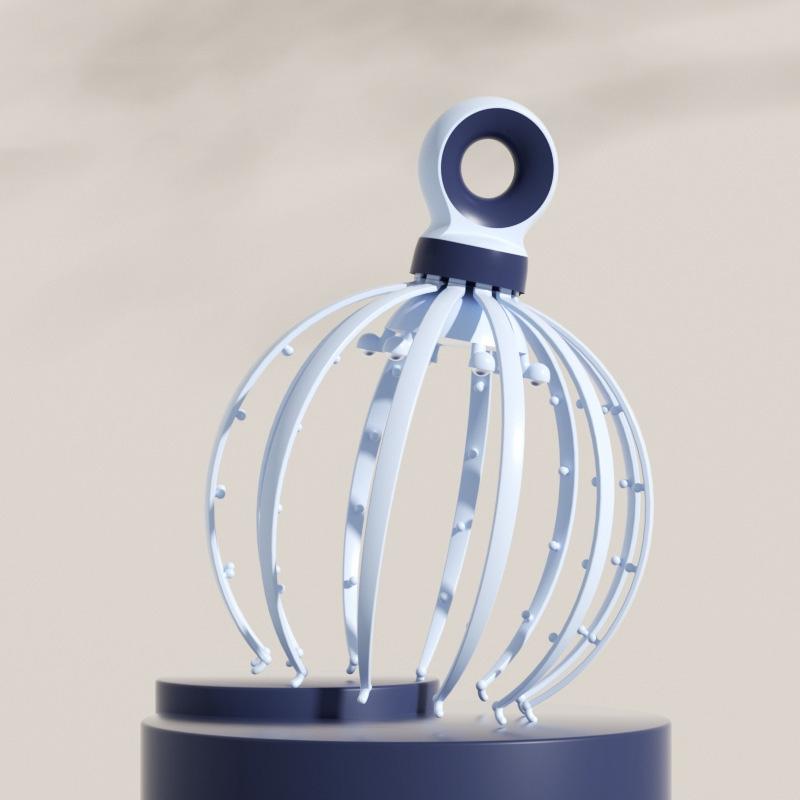 18 Claw Scalp Massager For Relaxation Blue