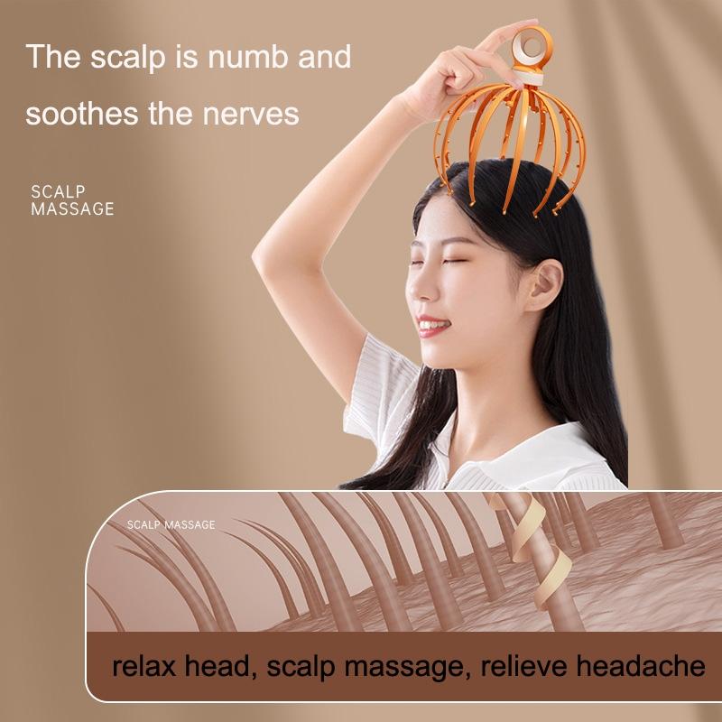 18 Claw Scalp Massager For Relaxation Blue