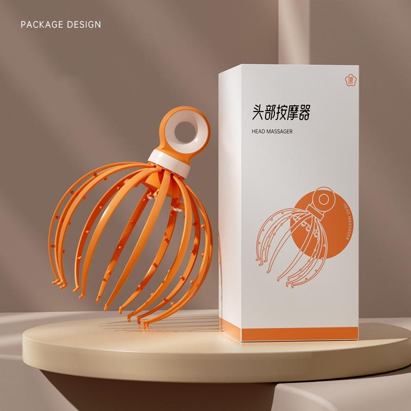 18 Claw Scalp Massager For Relaxation Blue