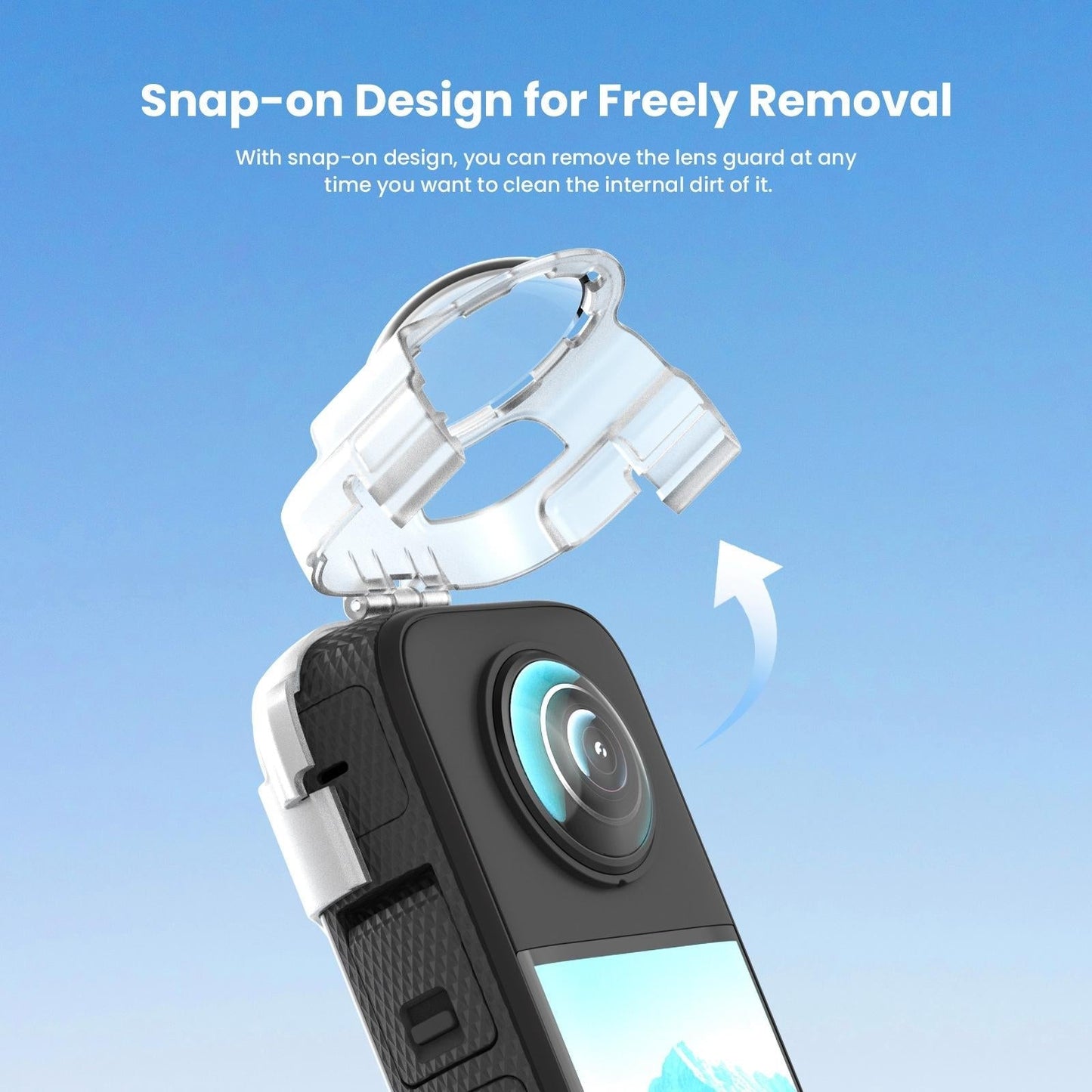 Amagisn Protective Lens Guard For Insta360 X3 Camera - Guard+Case