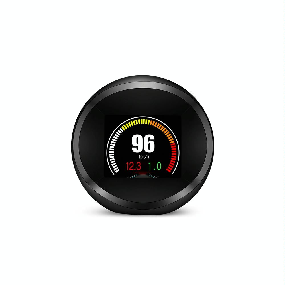 Car Hud Head Up Display Obd2 + Gps Mode Water Temp Speed Voltage Fuel Alarm