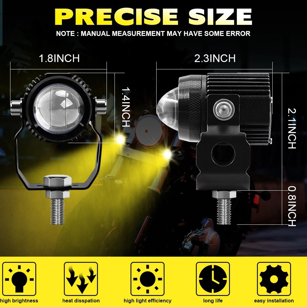 Car / Motorcycles Dc9 30V 18W 2000Lm 6000K 3000K Ip67 Mini Led Headlight