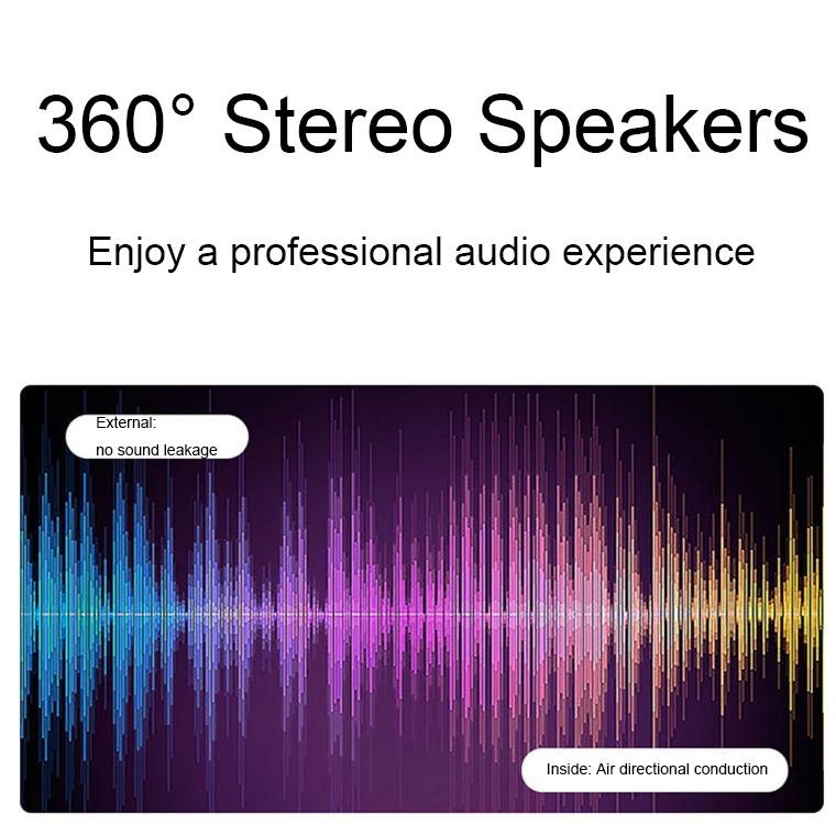Wireless Bluetooth 5.2 Earphones With Noise Reduction Ear-Mounted Design White Bag Accessories