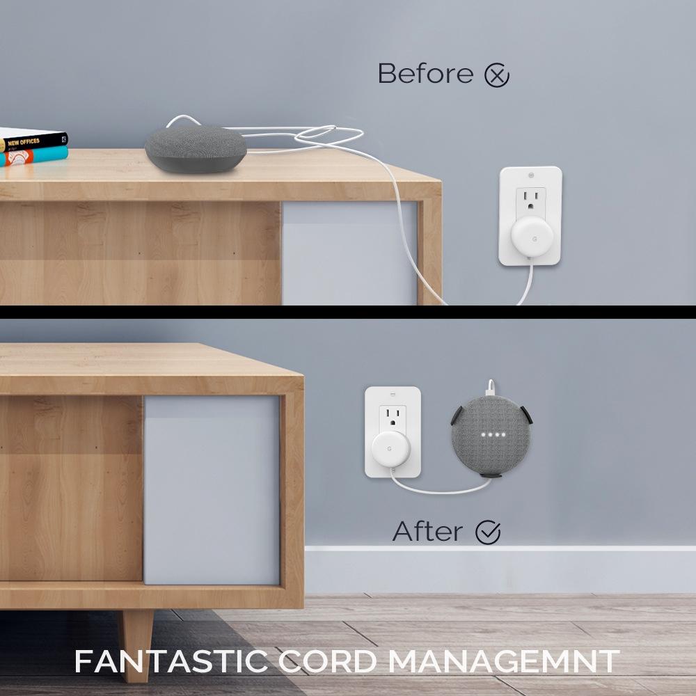 Smart Wall Bracket For Amazon Echo Dot 3 White