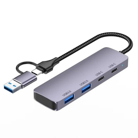 Usb 3.0 + Type C 4 Port Hub Docking Station