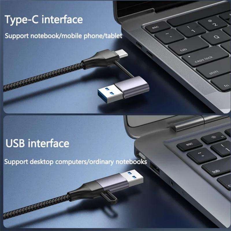 Usb 3.0 + Type C 4 Port Hub Docking Station