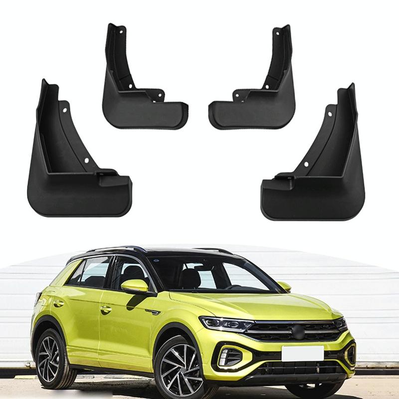 For Volkswagen T Roc 2023 4Pcs / Set Car Auto Soft Plastic Splash Flaps Fender Guard