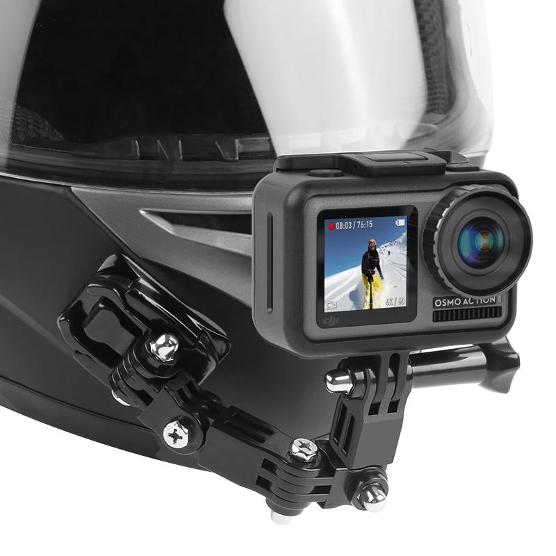 Multi Joint Helmet Mount Set For Action Cameras Audio And Video Accessories