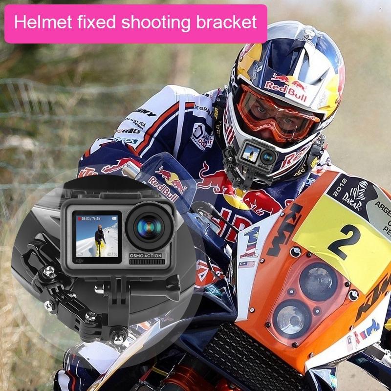Multi Joint Helmet Mount Set For Action Cameras Audio And Video Accessories