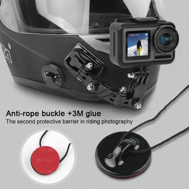 Multi Joint Helmet Mount Set For Action Cameras Audio And Video Accessories