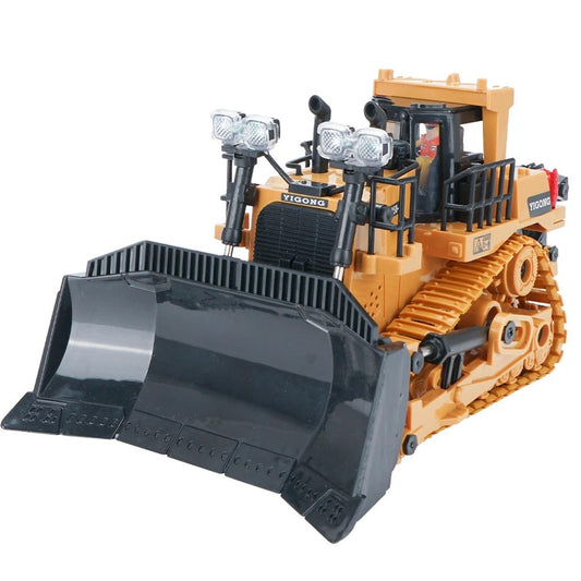 2.4G Rc 9 Channel Heavy Bulldozer 1 24 Crawler Multi Function