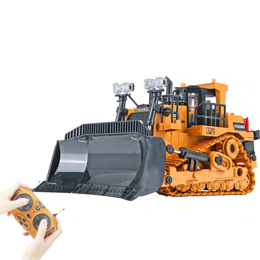 2.4G Rc 9 Channel Heavy Bulldozer 1 24 Crawler Multi Function