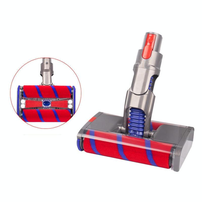 Soft Velvet Double Roller Floor Brush For Dyson Vacuum Cleaners